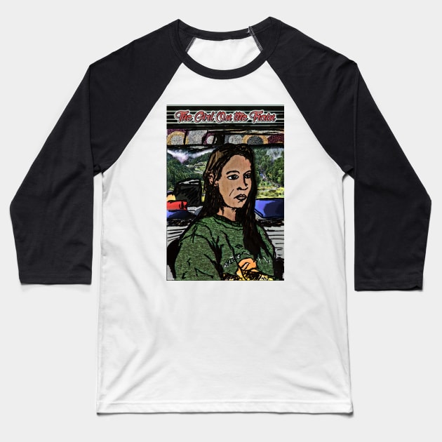 The Girl on the Train Baseball T-Shirt by ImpArtbyTorg